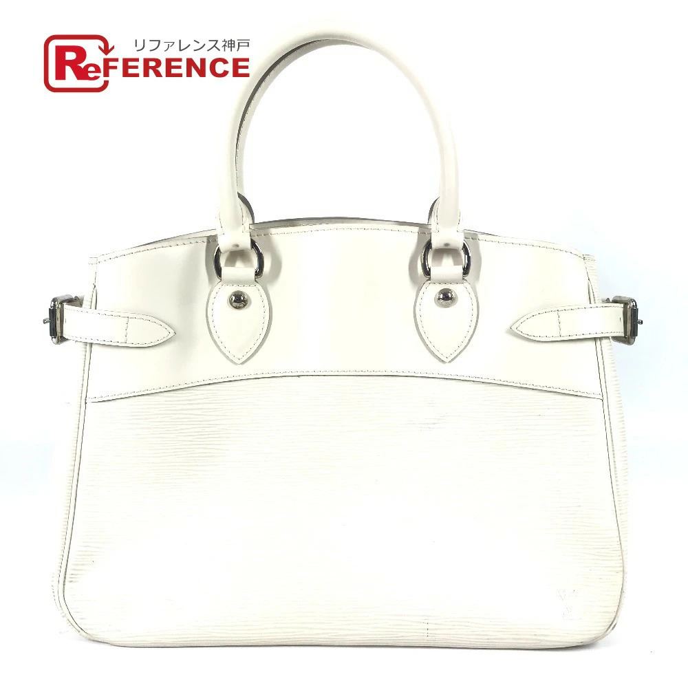 LOUIS VUITTON Epi Passy Bag Tote Handbag Leather Ivoire White